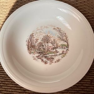 Edward M Knowles, vintage china bowl